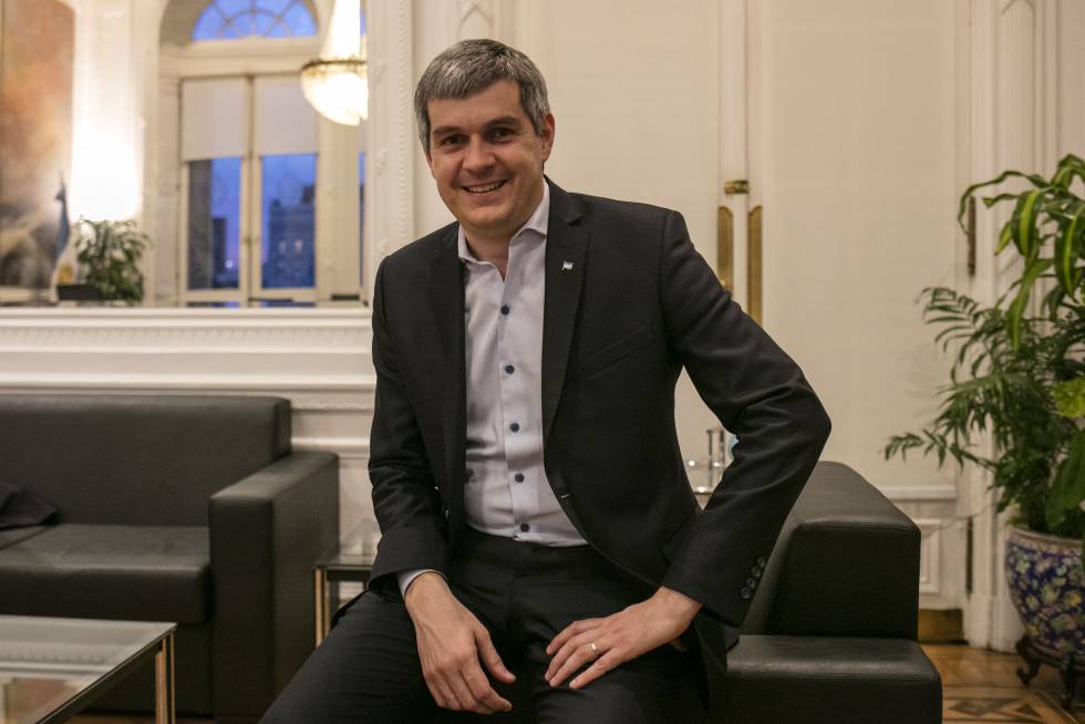 Marcos Peña en la entrevista con EL PAÍS.
