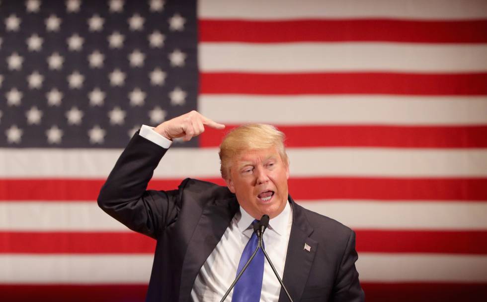 Donald Trump el pasado enero en Iowa. Donald Trump el pasado enero en Iowa.