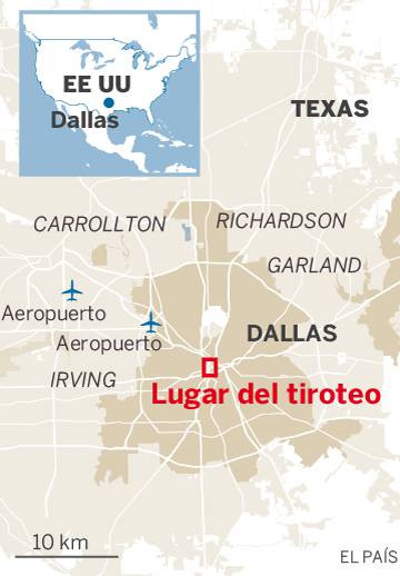 Cinco policiais são mortos em Dallas durante protesto contra violência racial