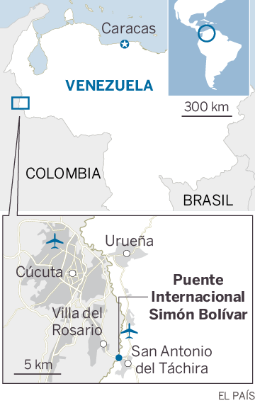 Mapa de la región fronteriza Mapa de la región fronteriza