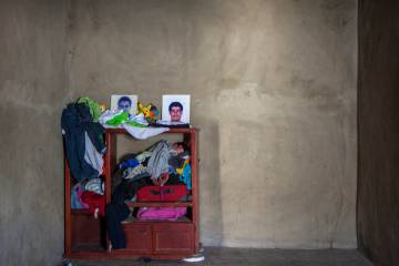 El retrato de uno de los siete leñadores asesinados hace un mes en la zona serrana del municipio. El retrato de uno de los siete leñadores asesinados hace un mes en la zona serrana del municipio.