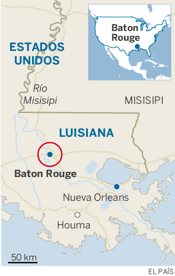 Luto e dúvidas se abatem sobre Baton Rouge após a morte de três policiais
