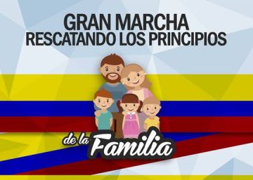 Unas falsas cartillas sobre educación sexual culminan en marchas en defensa de la familia en Colombia
