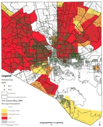 El Departamento de Justicia pone cifras a la discriminación policial en Baltimore