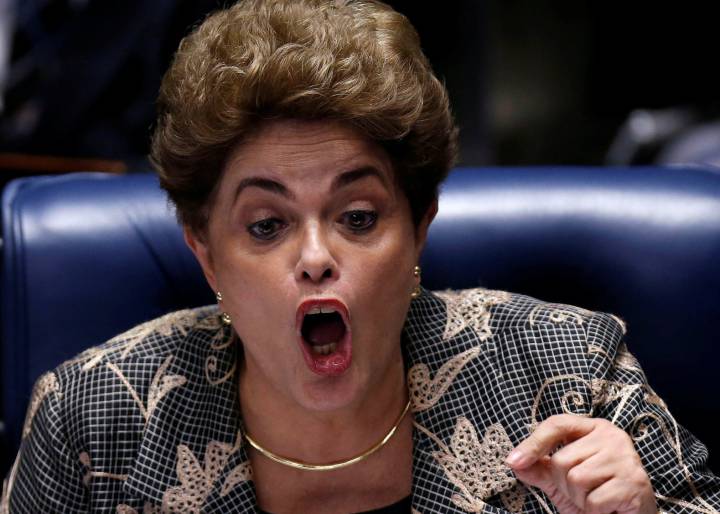 Dilma Rousseff: “Se está dando un golpe de Estado en Brasil” Dilma Rousseff: “Se está dando un golpe de Estado en Brasil”