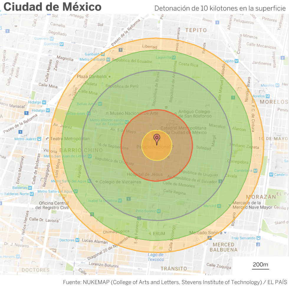 El poder de destrucción de una bomba como la que ha testado Corea del Norte