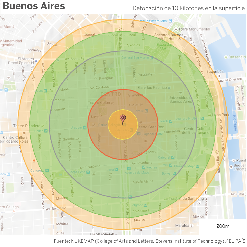 El poder de destrucción de una bomba como la que ha testado Corea del Norte