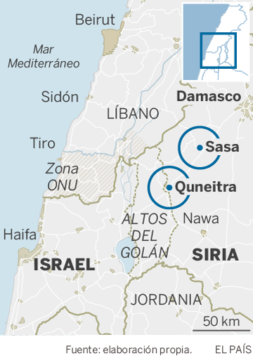Siria dispara misiles contra un avión de combate israelí