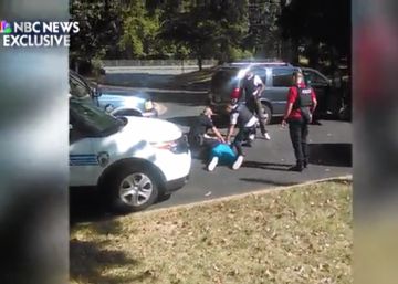 Los ruegos de la esposa del hombre negro disparado en Charlotte: “¡No va armado!”