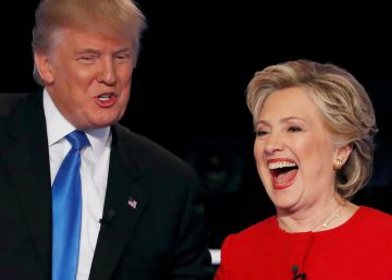 Clinton resiste a los ataques de Trump en un tenso debate Clinton resiste a los ataques de Trump en un tenso debate