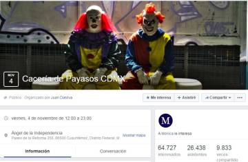 El pánico a los payasos se extiende en vísperas de Halloween