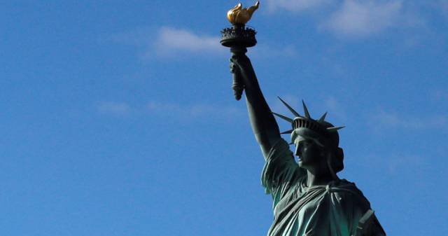 La estatua de la Libertad, en Nueva York.