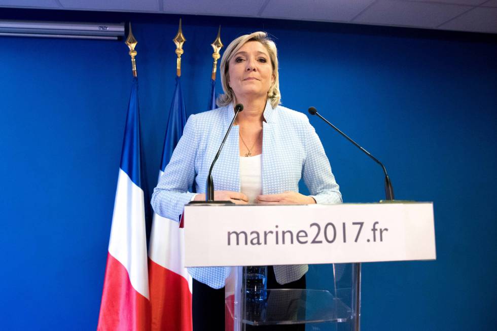 Marine Le Pen valora los resultados de Trump Marine Le Pen valora los resultados de Trump