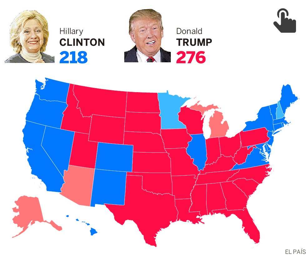 Donald Trump gana las elecciones de EE UU