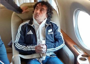 "Mi Sangre" al momento de su deportaci&oacute;n.