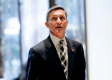 Mike Flynn, na quinta-feira na Trump Tower, em Nova York