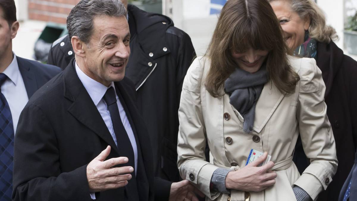 Nicolas Sarkozy i Carla Bruni-Sarkozy.