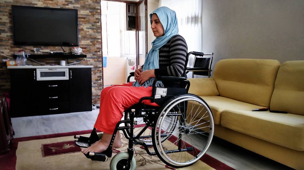 Handan Askin quedó paralizada por los disparos de su marido.