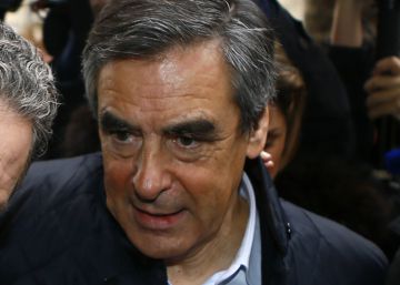 Fillon, ganador de la primera vuelta de las primarias, este lunes en París.