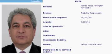 La Fiscalía mexicana ofrece recompensa para capturar al exgobernador de Tamaulipas