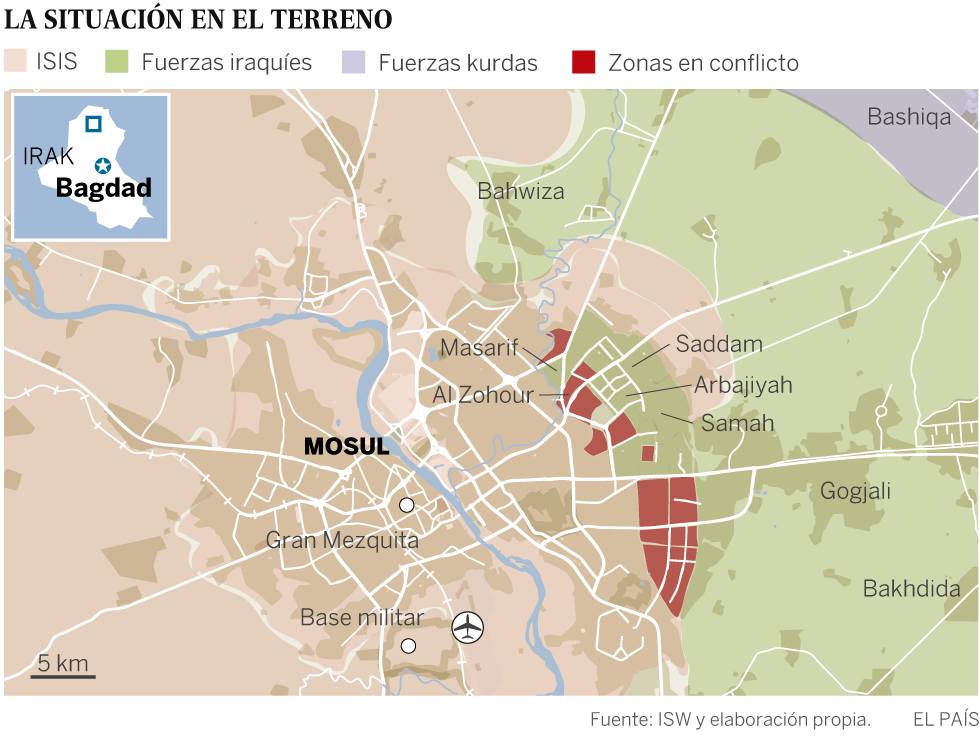 Asesinos sin cara acorralados en Mosul