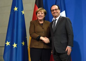 Merkel y Hollande piden prorrogar las sanciones económicas a Rusia
