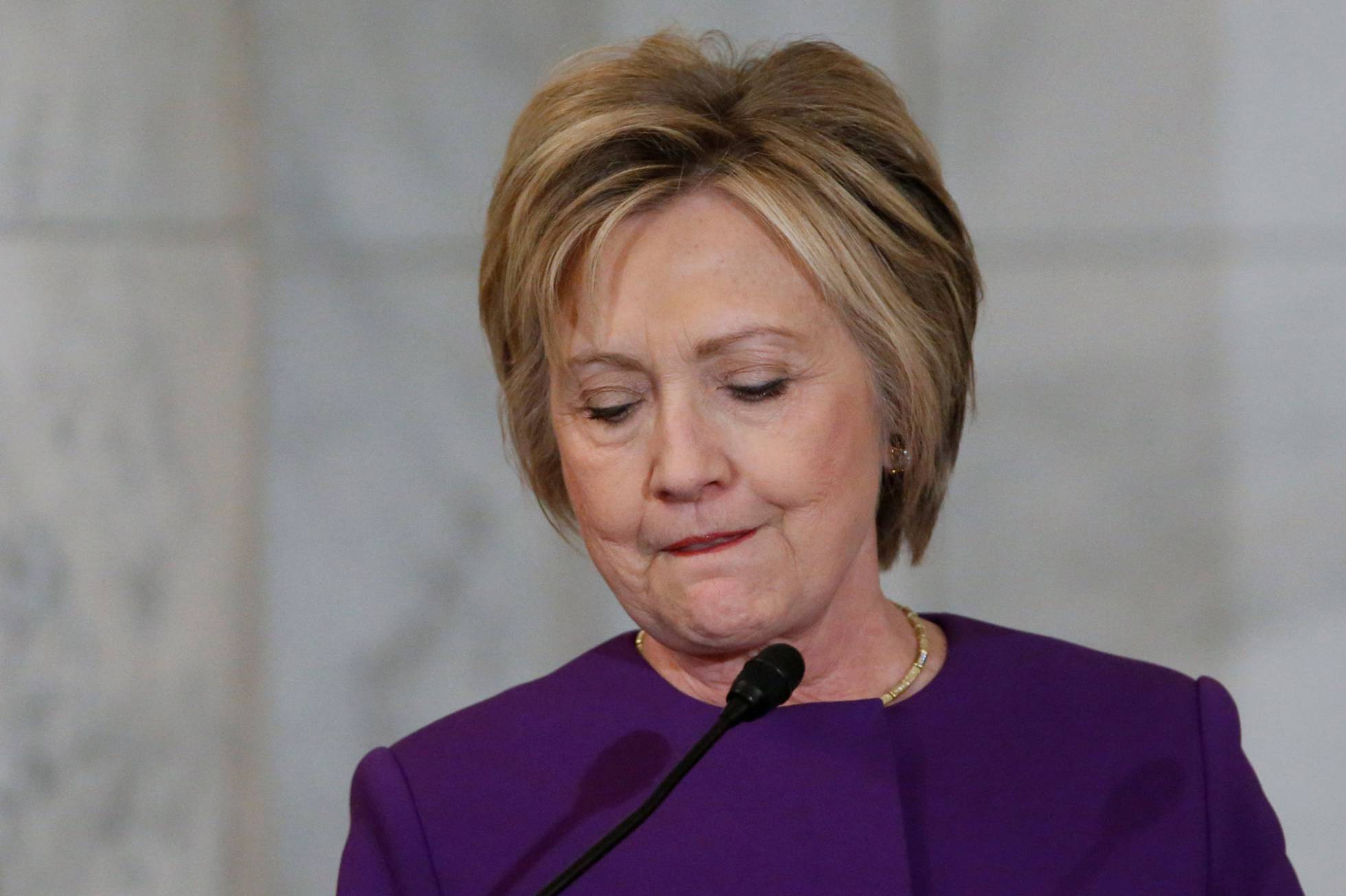 Clinton, la semana pasada en un acto en Washington Clinton, la semana pasada en un acto en Washington