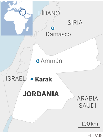 Un grupo armado causa al menos 10 muertos en un ataque en un castillo de los cruzados de Jordania