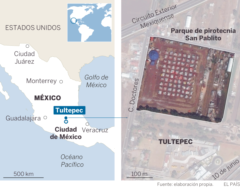 Explosion en Tultepec