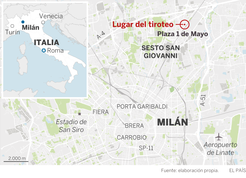 La policía italiana mata en Milán al sospechoso del atentado de Berlín