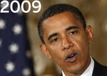 Así han cambiado los Obama en ocho años