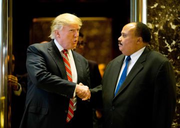 Los hijos de Martin Luther King, divididos frente a Trump