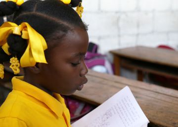 En Haití, los niños están ávidos por aprender