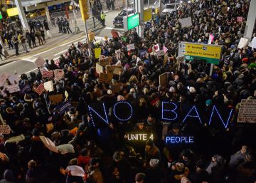 Londres y Berlín critican el veto de Trump a la entrada de refugiados