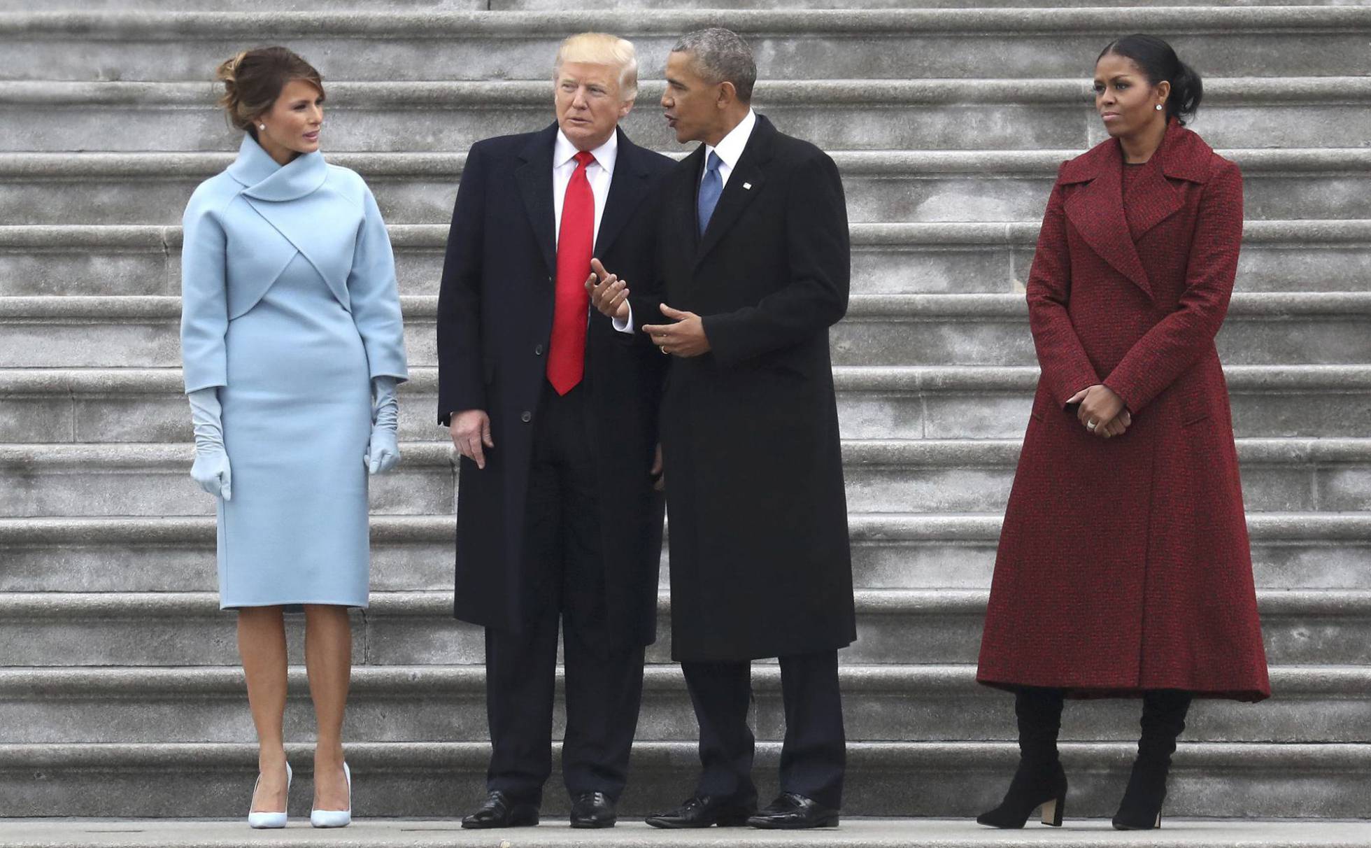 Trumpy y Obama, el día de la toma de posesión. Trumpy y Obama, el día de la toma de posesión.