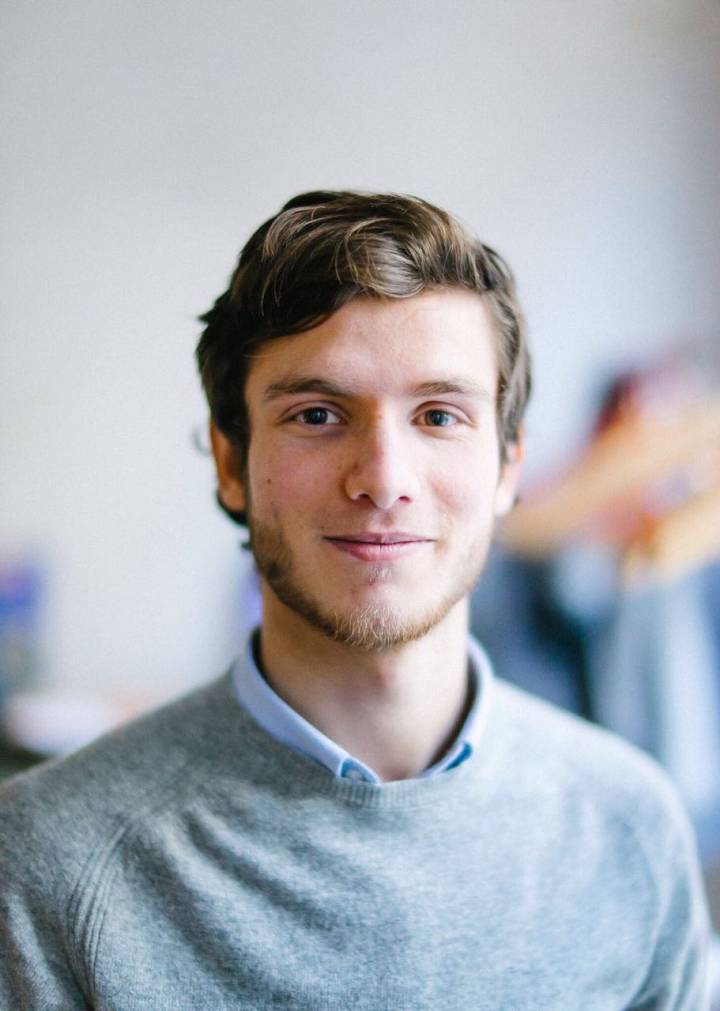 El joven, en una foto actual en Estocolmo El joven, en una foto actual en Estocolmo