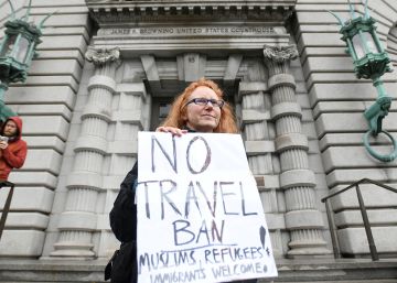 Juízes rejeitam recurso de Trump e mantêm o veto migratório suspenso
