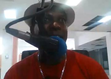 Medina segundos antes de ser asesinado.