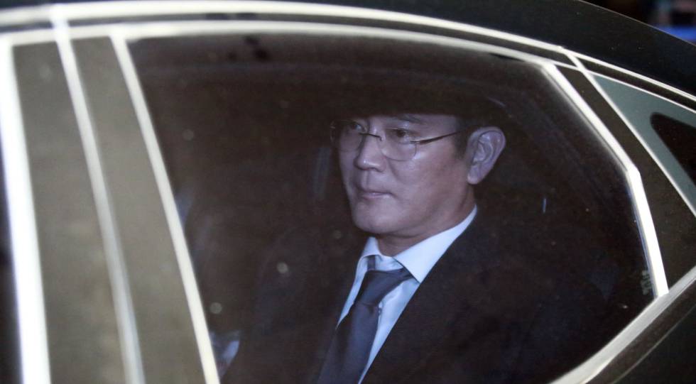 El heredero del grupo Samsung, Lee Jae-yong, este jueves en Seúl. 