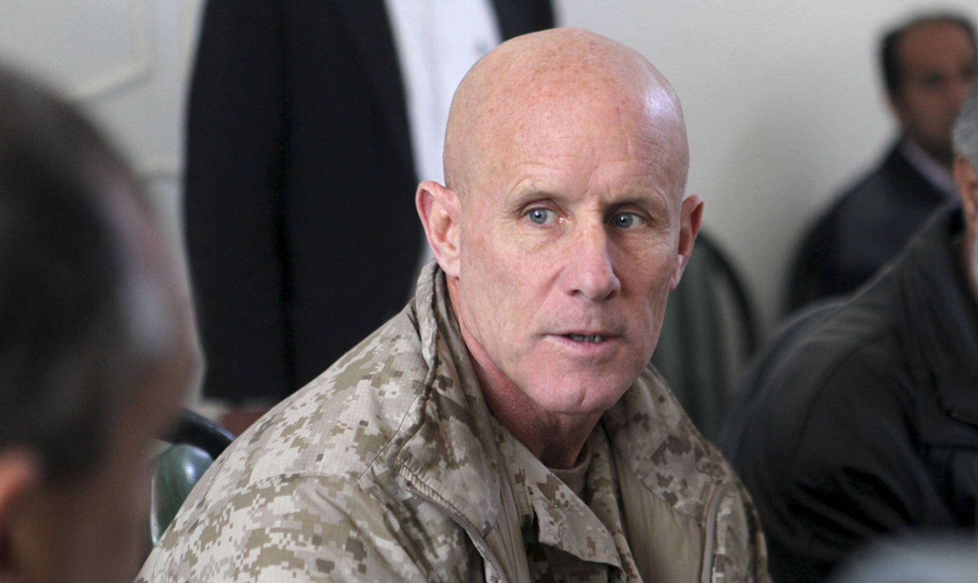 Harward, en una imagen de 2011 en Afganistán Harward, en una imagen de 2011 en Afganistán