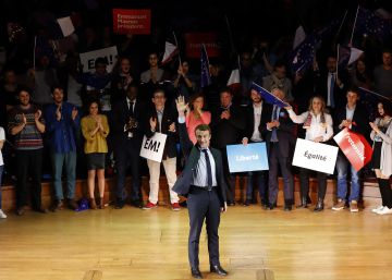 El candidato francés Macron lleva su discurso europeísta a Londres
