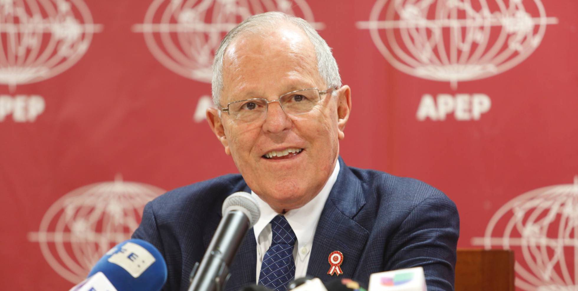 Pedro Pablo Kuczynski, en rueda de prensa el martes. Pedro Pablo Kuczynski, en rueda de prensa el martes.