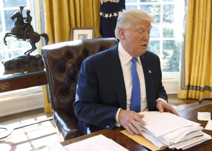 Trump quiere expandir su arsenal nuclear para ser la “cabeza de la manada” Trump quiere expandir su arsenal nuclear para ser la “cabeza de la manada”