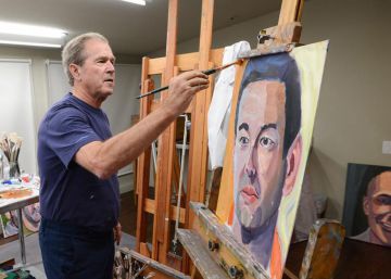 Bush retrata a los veteranos a los que envió a luchar