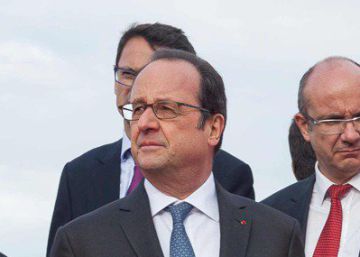 Un francotirador de la policía francesa hiere por error a dos personas en un discurso de Hollande Un francotirador de la policía francesa hiere por error a dos personas en un discurso de Hollande