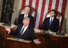 US Vice President Mike Pence (L) and Speaker of the House Paul Ryan (R-WI) (R) listen as US President Donald Trump speaks during a joint session of Congress on Capitol Hill February 28, 2017 in Washington, DC. AFP PHOTO Brendan Smialowski US Vice President Mike Pence (L) and Speaker of the House Paul Ryan (R-WI) (R) listen as US President Donald Trump speaks during a joint session of Congress on Capitol Hill February 28, 2017 in Washington, DC. AFP PHOTO Brendan Smialowski