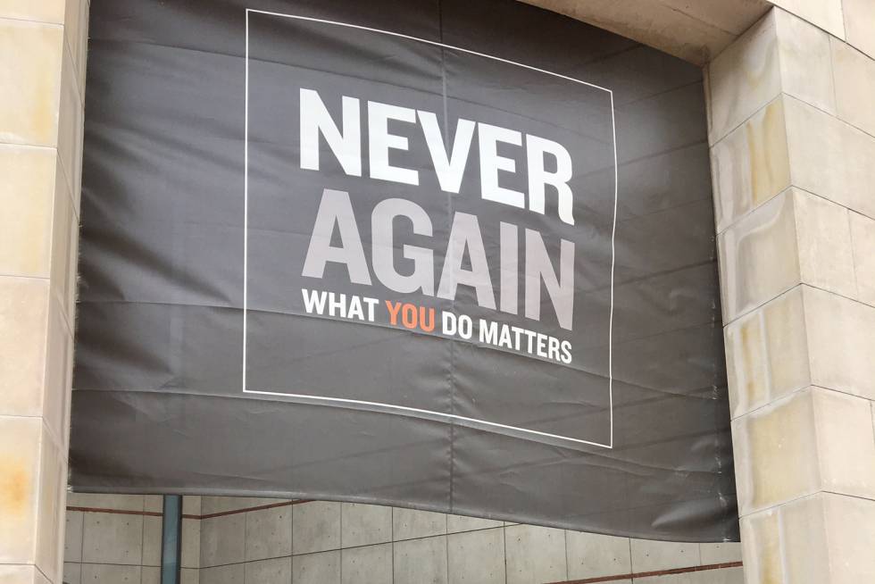 La entrada del museo en memoria del Holocausto, este miércoles en Washington