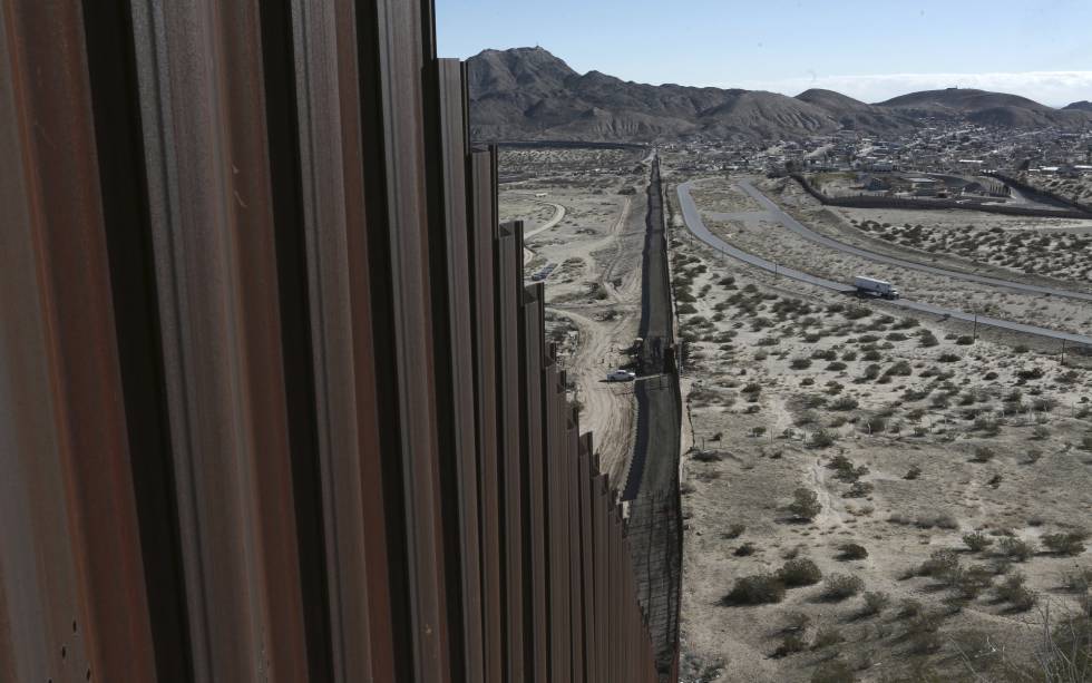 La frontera entre EE UU y México en el Estado de Nuevo México. 