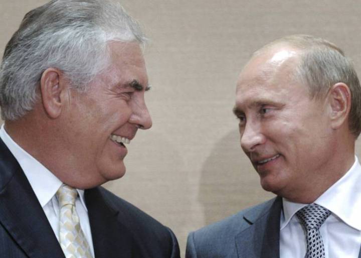 Trump nombra secretario de Estado al jefe de ExxonMobil, próximo a Putin Trump nombra secretario de Estado al jefe de ExxonMobil, próximo a Putin