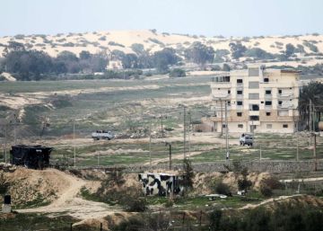 La valla que refuerza el cerco israelí entre Egipto y Gaza La valla que refuerza el cerco israelí entre Egipto y Gaza